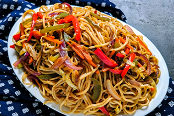 Mixed Chowmein and Cold Drinks
